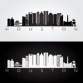 Houston skyline silhouette