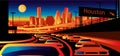 Houston Texas skyline Royalty Free Stock Photo