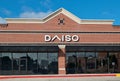 Daiso storefront exterior front view in Houston, TX.