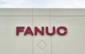 FANUC Corporation office building wall sign in Houston, TX. Royalty Free Stock Photo