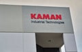 Kaman Industrial Technologies office sign in Houston, TX. Royalty Free Stock Photo