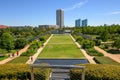 McGovern Garden Falls in Hermann Park. Houston, Texas, USA