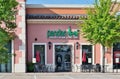 Pandan Leaf tea bar storefront exterior in Vintage Park, Houston TX.