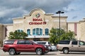 Regal Cinemas 19 building and parking lot in Houston, Texas.