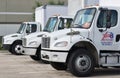 XLR8 Delivery fleet trucks lined up.