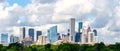 Houston, tx skyline cityscape daytime Royalty Free Stock Photo