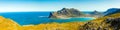 Hout Bay Coastal mountain landscape with fynbos flora in Cape Town