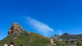 Hout bay landscape panorama view on boat going out o seal island Cape Town, South Africa attraction