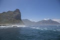 Hout Bay from the ocean Royalty Free Stock Photo