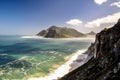 Hout Bay seen from Chapman's Peak Drive - Cape Town, South Africa Royalty Free Stock Photo