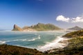 Hout Bay seen from Chapman's Peak Drive - Cape Town, South Africa Royalty Free Stock Photo