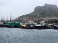 Houtbay harbour fishing boats