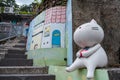 Houtong Cat Village in Ruifang District, New taipei, Taiwan.