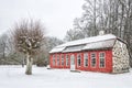 Hovdala Castle Orangery in Winter