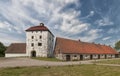 Hovdala Slott Gatehouse and Stables Royalty Free Stock Photo