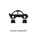 hover transport isolated icon. simple element illustration from artificial intellegence concept icons. hover transport editable
