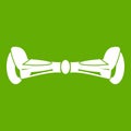 Hoverboard icon green Royalty Free Stock Photo