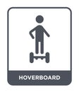 hoverboard icon in trendy design style. hoverboard icon isolated on white background. hoverboard vector icon simple and modern