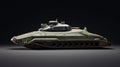 Camouflage Army Tank Inspired By Afrofuturism And 1960s Art