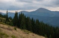 Hoverla mountain the highest mountain of Ukraine