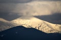 Hoverla mountain in spring. Highest peak of Chornohora ridge. Royalty Free Stock Photo