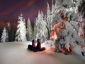 Hoverla night ascent