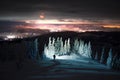 Hoverla night ascent