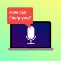 How can i help you? Laptop speech Voice Assistant