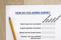 How do you agree survey
