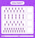 How many counting game with prayer rug. worksheet for preschool kids