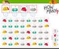 How many robots cartoon counting game