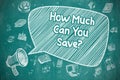 How Much Can You Save - Business Concept.