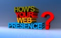 How`s your web presence on blue