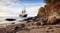 How a Ship Met Its End on a Rugged Coastline