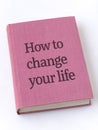 How to change life book Royalty Free Stock Photo