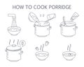 How to cook tasty delicious porridge instruction