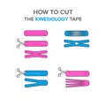 How to cut the kinesio tape