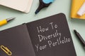 How To Diversify Your Portfolio is shown on the photo using the text Royalty Free Stock Photo