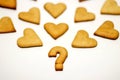 How to find love cookies in the form of heart