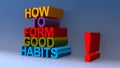 How to form good habits on blue