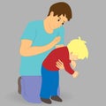 How to give first aid for children in case of chocking