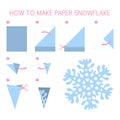 How to make christmas blue snowflake diy