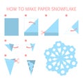 How to make christmas blue snowflake diy