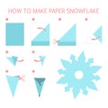 How to make christmas white snowflake diy