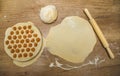 How to make dumplings at home. Dough and meat for dumplings. Stuffing in dumplings. A dish for Valentine`s Day. DIY. Step by step