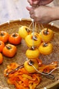 How to make Japanese dried persimmons