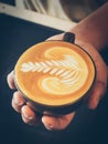 How to make latte art coffee