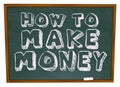 How to Make Money - Chalkboard