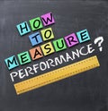 How to measure performance text on blackboard