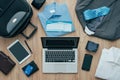 How to pack for a business trip Royalty Free Stock Photo